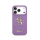 Guess Fixed Glitter Big 4G do iPhone 17 Pro liliowy - 1365526 - zdjęcie 2